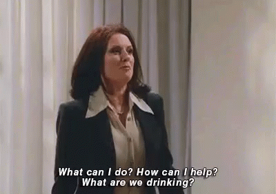 How Can I Help GIF - Karen WillandGrace Party GIFs