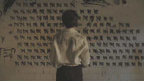 Image result for prison gif marking days