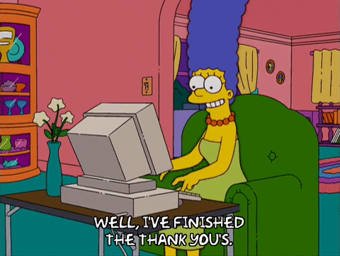 Happy Marge Simpson GIF