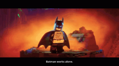 Batman Lego Batman GIF - Batman Lego Batman Batman Works Alone GIFs