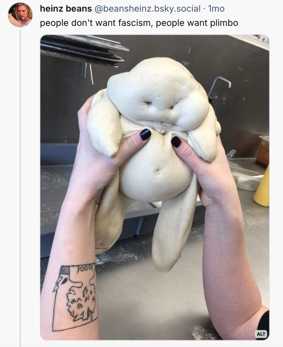 Not right now: fascism