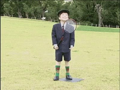 Beating summertime sadness with a badminton racquet