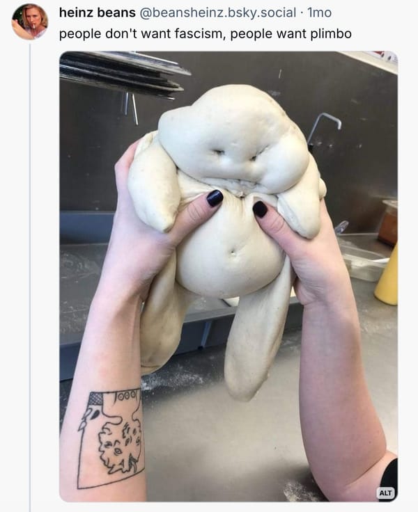 Not right now: fascism