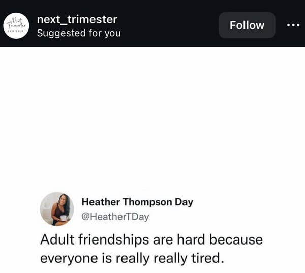 Paid subscriber post: We're probably mostly ok at being friends