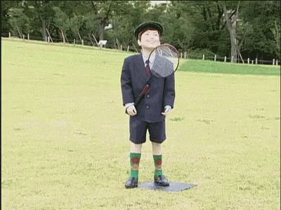 Beating summertime sadness with a badminton racquet