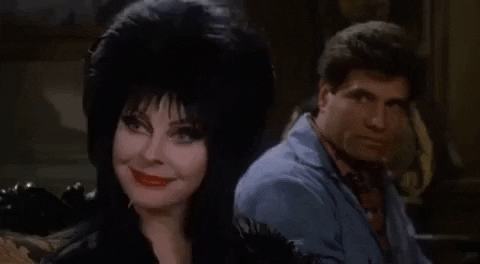 Sarcastic Elvira Mistress Of The Dark GIF