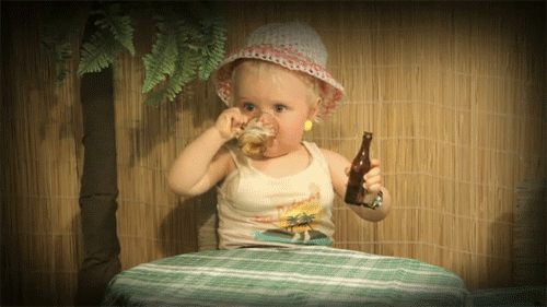 Drunk Baby GIF - Kid Baby Drinking GIFs
