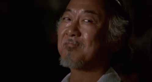 Mr Miyagi Nod GIF - Mr Miyagi Nod Smiling - Discover & Share ...